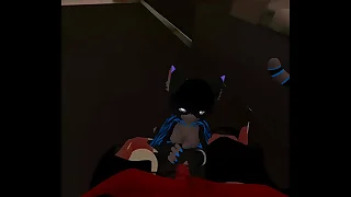 owner lets pet enjoy their treat